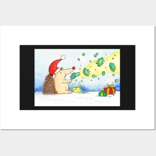 Merry Christmas Bubbles Posters and Art